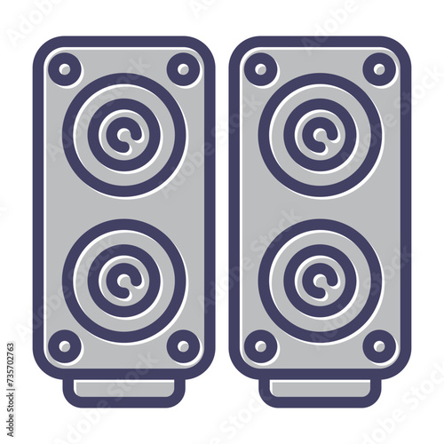 Speakers Vector Icon