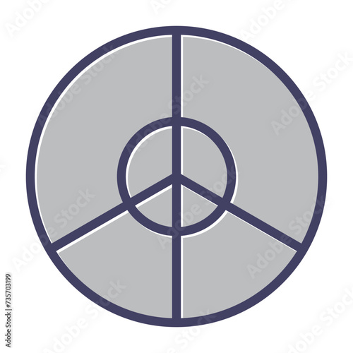 Earth Grid Vector Icon