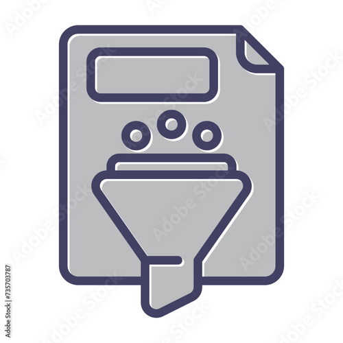 Filtering Vector Icon