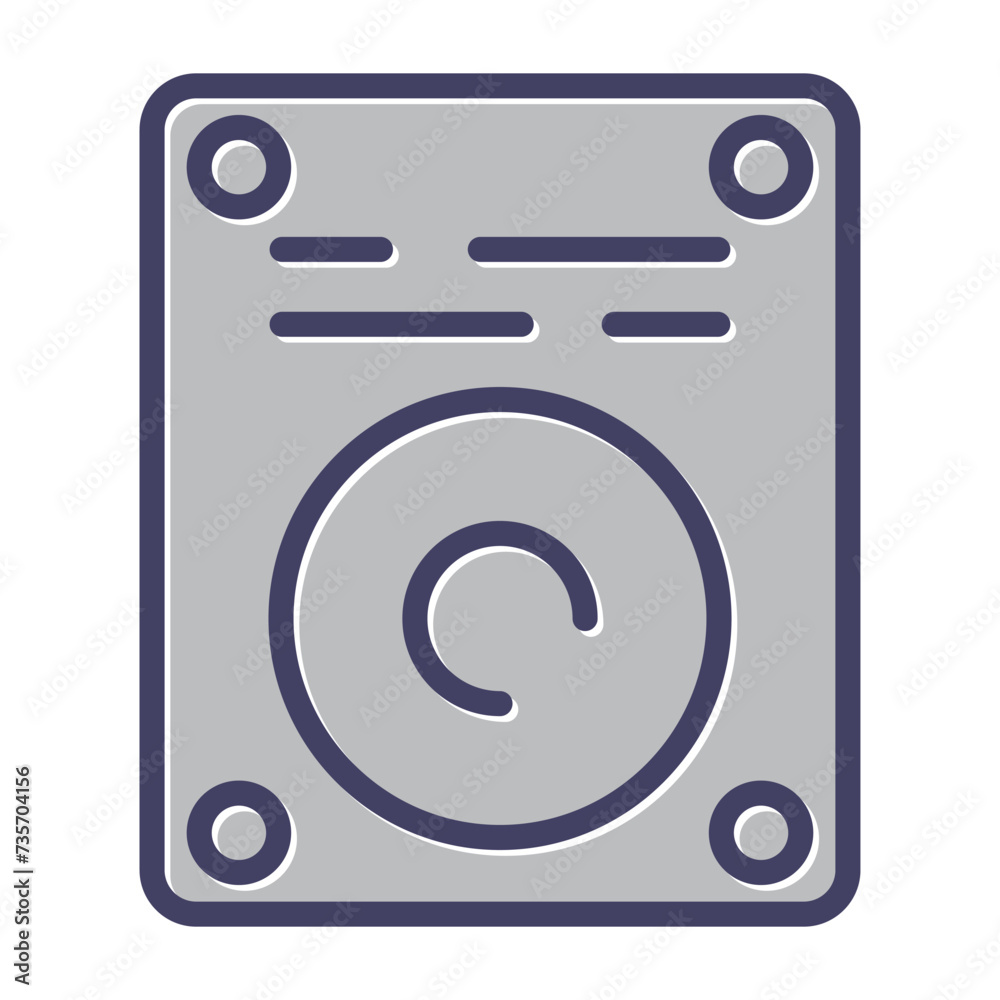 Harddrive Vector Icon