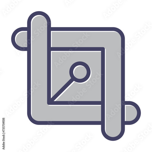 Crop Vector Icon