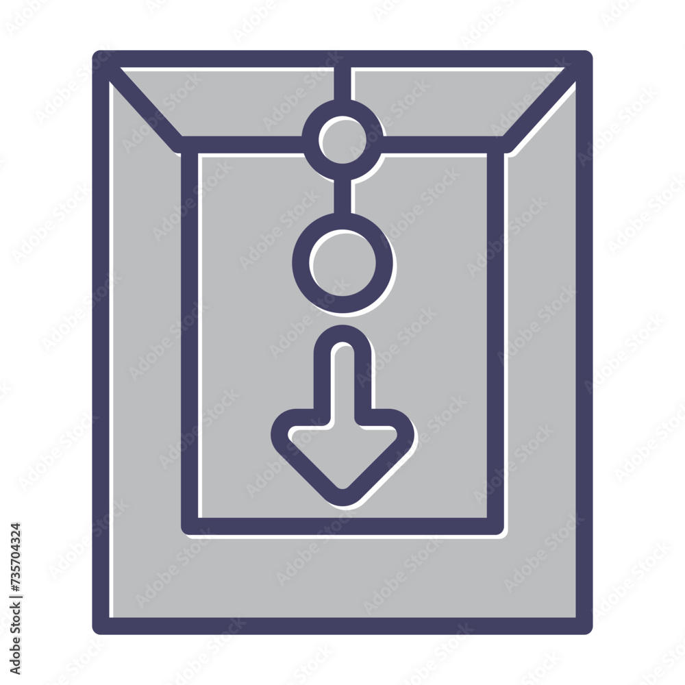 Download File Vector Icon Download File Vector Icon
