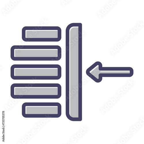 Margin Vector Icon