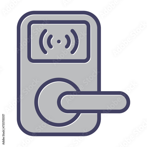 Door Lock Vector Icon