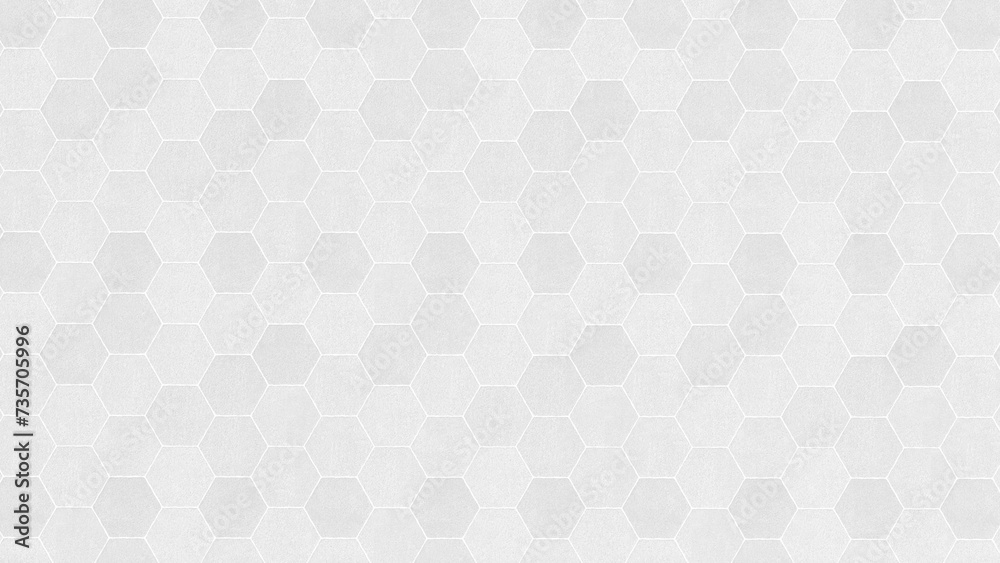 Fototapeta premium Pattern Hexagonal white background