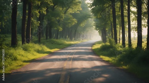 road in the forest © Chessada