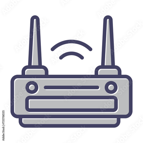 Router Vector Icon