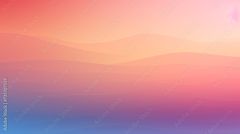 Quiet pink dusk color background, Smooth gradient sky | Generative AI