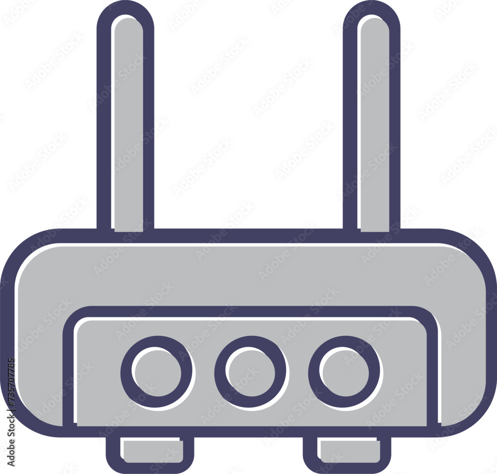 Router Vector Icon Router Vector Icon
