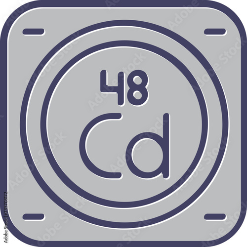 Cadmium Vector Icon