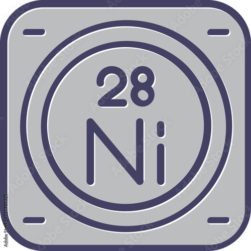 Nickel Vector Icon