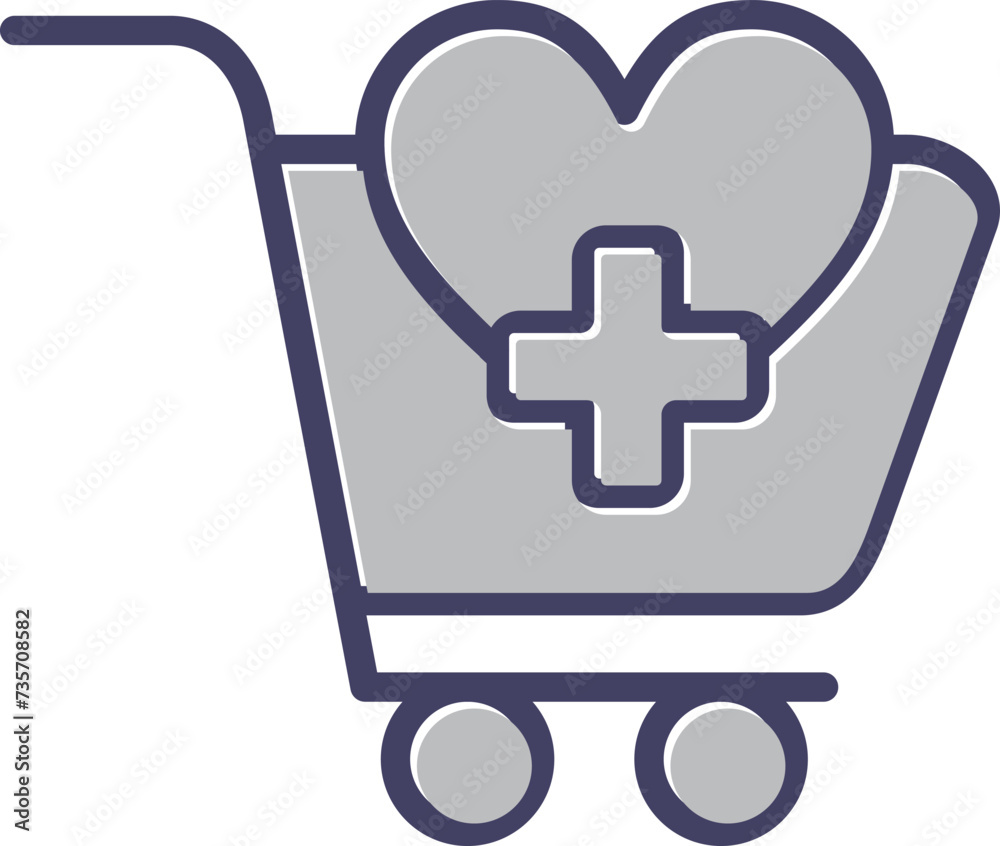 Trolley Vector Icon Trolley Vector Icon