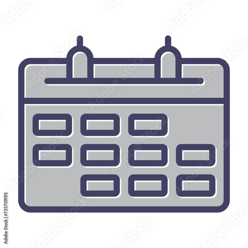 Calendar Vector Icon photo