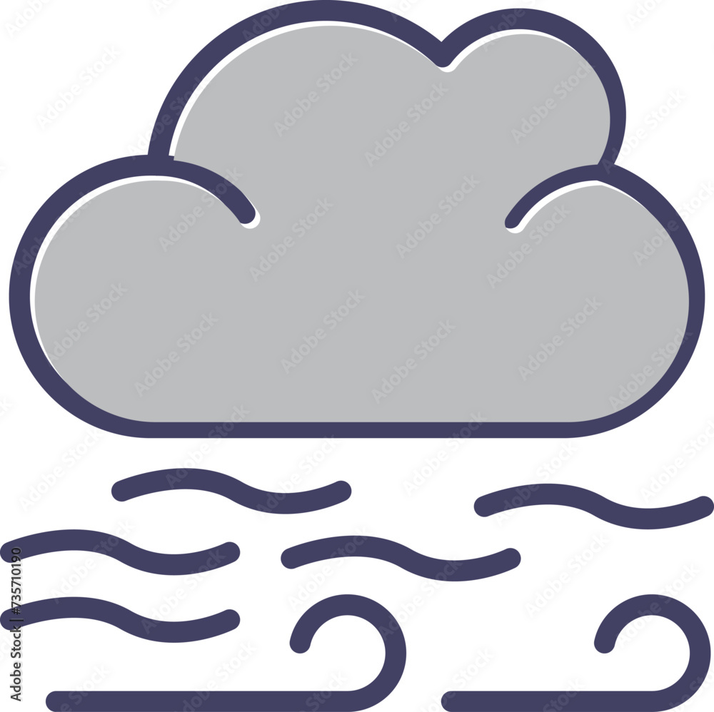 Fototapeta premium Cloud Vector Icon