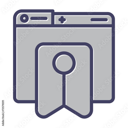 Bookmarked Vector Icon