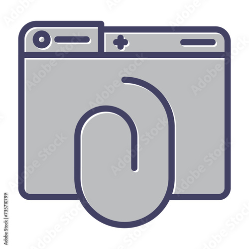Atachment Vector Icon