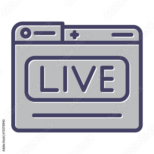 Live Stream Vector Icon