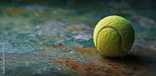 Professional Tennis Ball Close-Up: Studio Shot  © Creative Valley