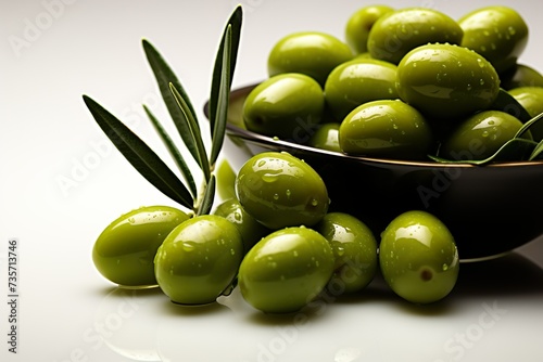 Wallpaper Mural close up fresh olives in a bowl Torontodigital.ca