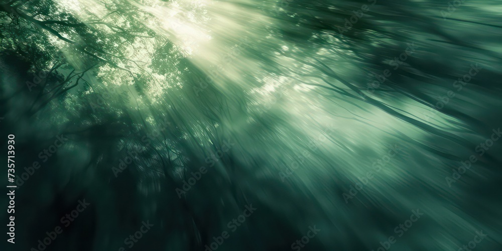 Blurred abstract motion background depth, lush green tones. Blurred abstract motion background depth, lush green tones.