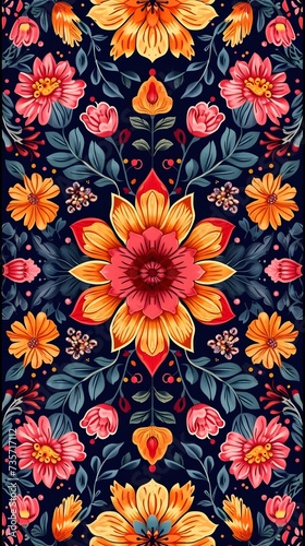 Colorful Floral Pattern