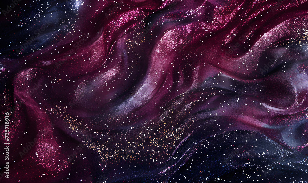 Obraz premium An abstract background comprising swirls of maroon and navy, Generative AI