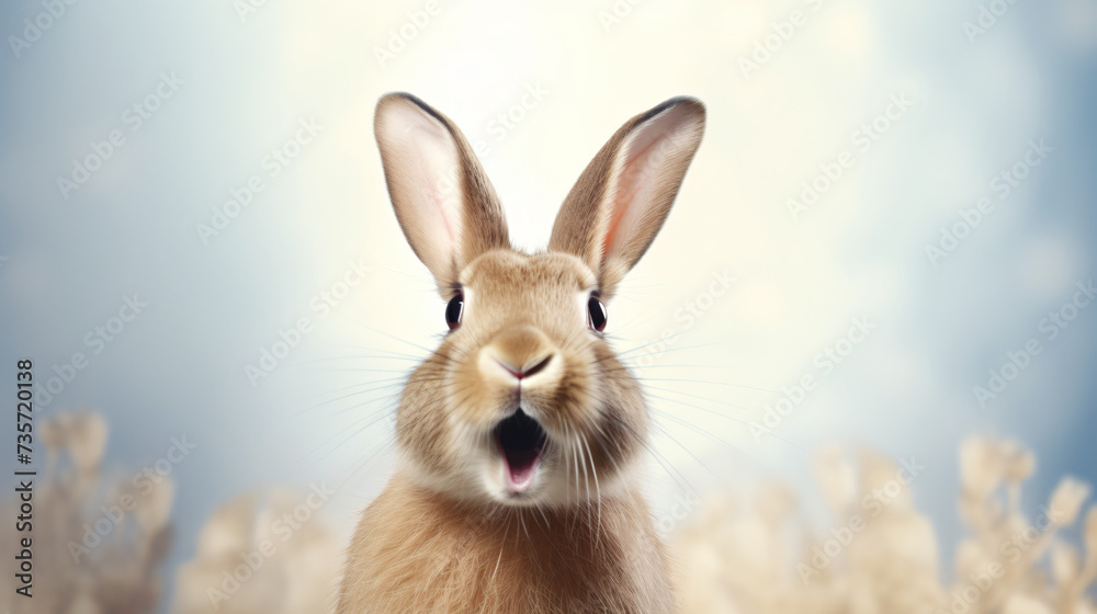 Joyful rabbit