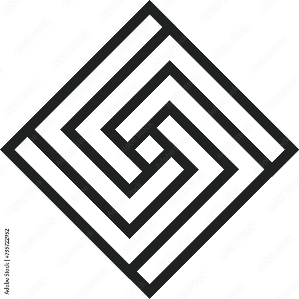 Abstract Flat Logo Vector Design Abstract Flat Logo Vector Design