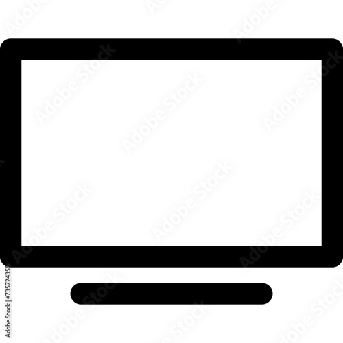 Monitor Outline Icon.