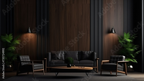 Modern luxury living room