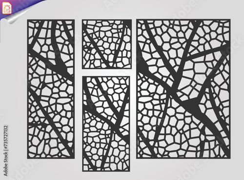 Patterned Wood Cutting Boards Floral Laser-Cut