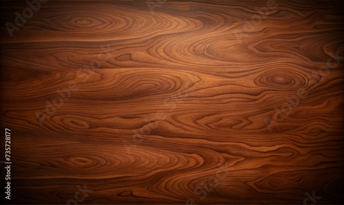 Dark walnut plywood texture background photo