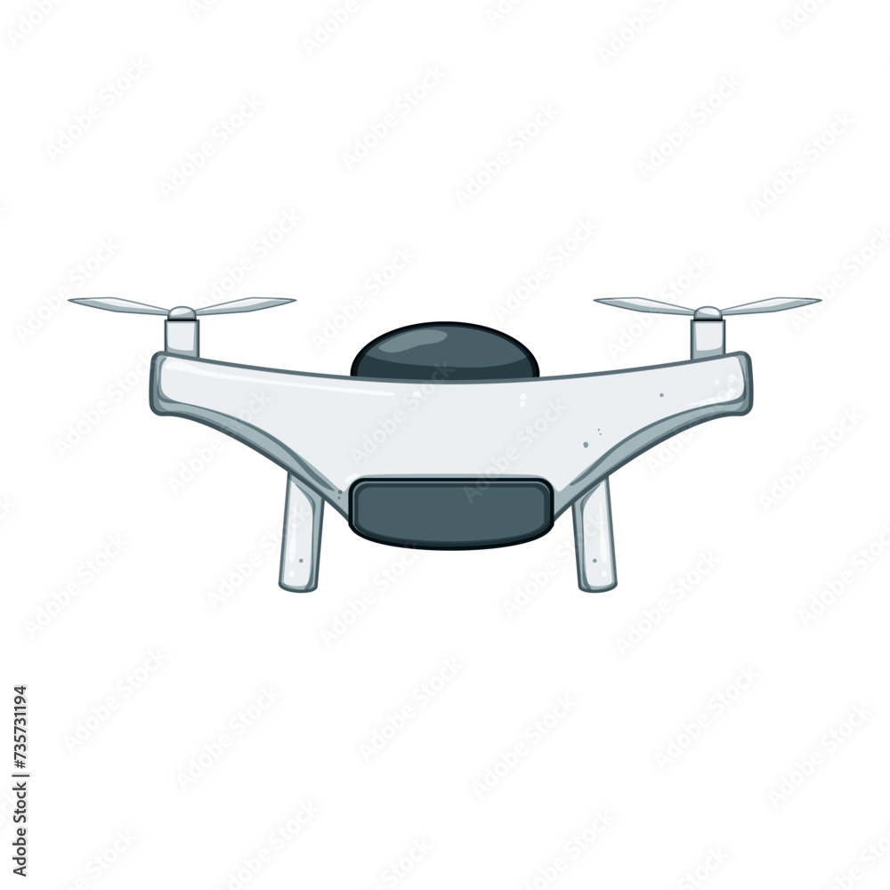 drone quadcopter cartoon vector illustration drone quadcopter cartoon vector illustration