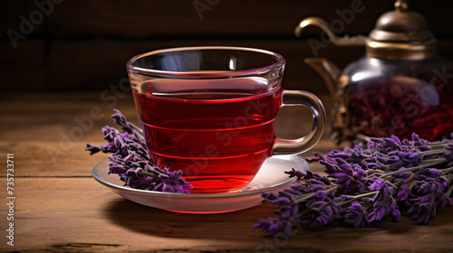 Purple basil tea