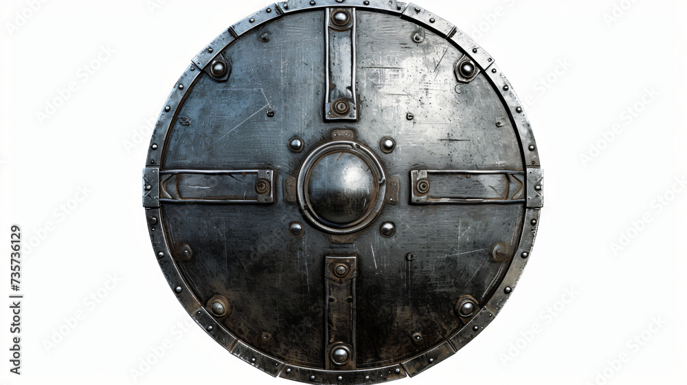 Round metal shield