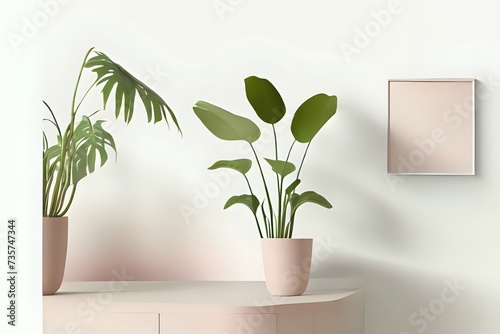 plant in a vase on the table  Social media Luxury covers  Card template  card template  minimalistic background  design  illustration  card  Instgram  Tiktok  Facebook  Twitter  X  Pinterest