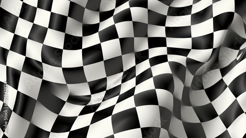 Trippy checkerboard © Cybonad