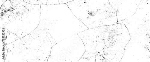 Vector crack concrete white wall or cement wall Transparent background, stone wall with a crack, black and white texture for design.