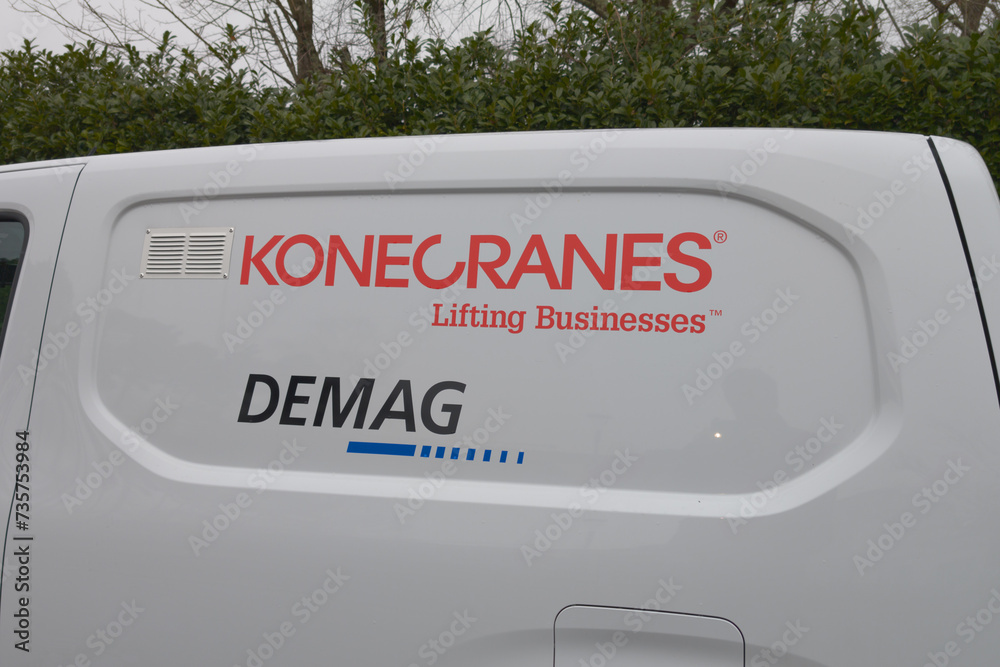 Foto de Konecranes demag logo text and sign brand world leading group ...