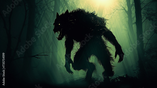 werewolf silhouette