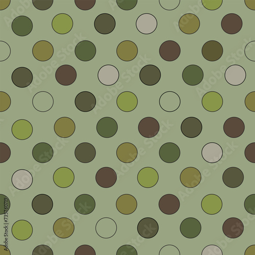 Cream .Greens ,Beige colours natural colour ,seamless pattern ,prints background (ID: 735760719)