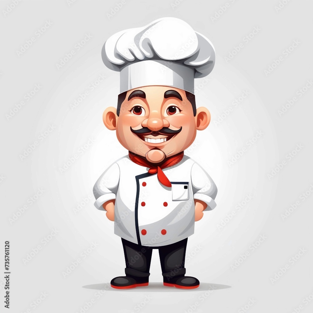 vector chef character design vector chef character design