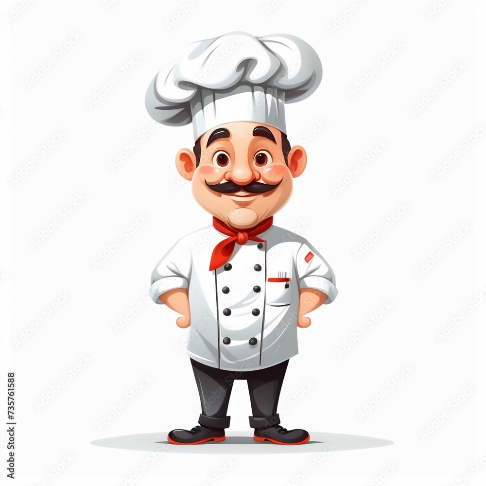 vector chef character design vector chef character design