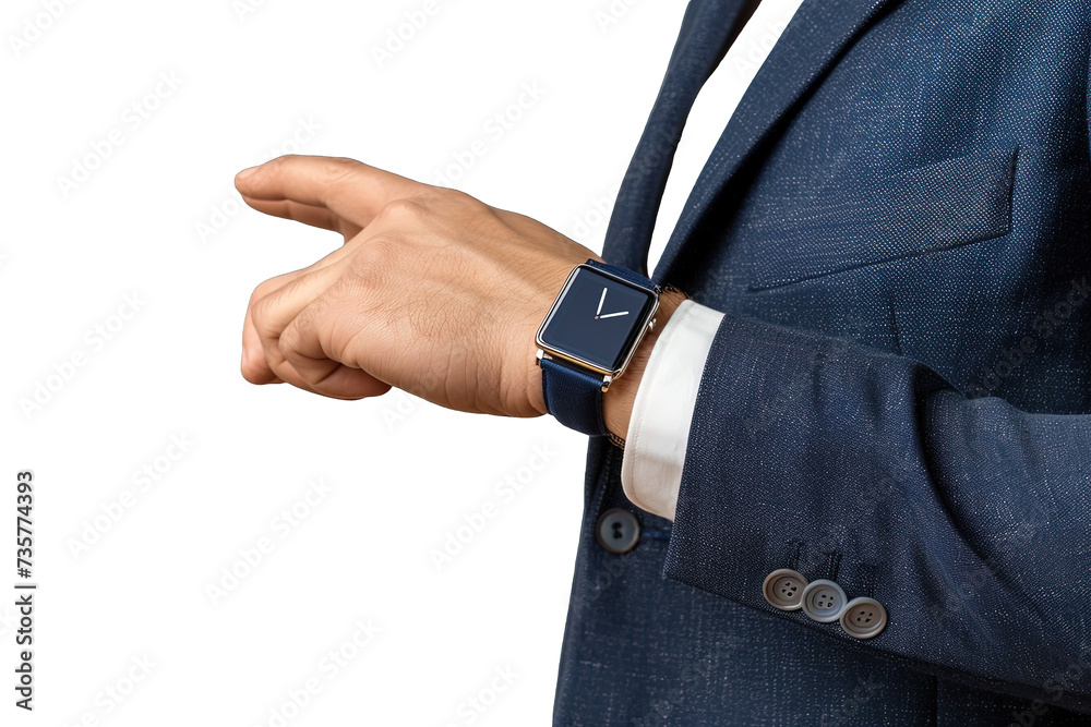 Obraz premium Businessman Watch Closeup