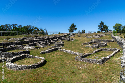 Citania of Santa Luzia (Iron Age to Romanization). Viana do Castelo, Portugal. photo