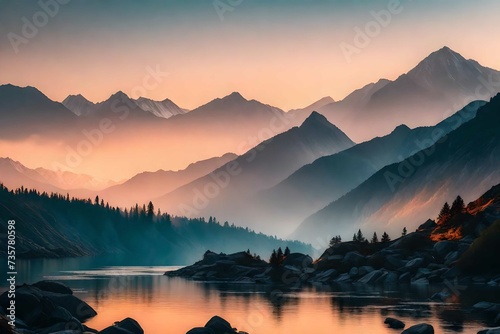sunrise in the mountains © Jamini