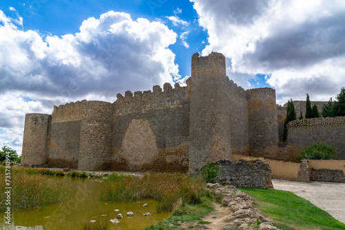 Wall of the town of Urueña (12th-13th century) . Valladolid, Castile and Leon, Spain.