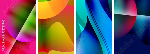 Abstract colors. Abstract backgrounds for wallpaper, business card, cover, poster, banner, brochure, header, website
