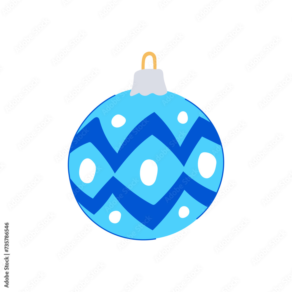 ornament christmas ball cartoon vector illustration ornament christmas ball cartoon vector illustration