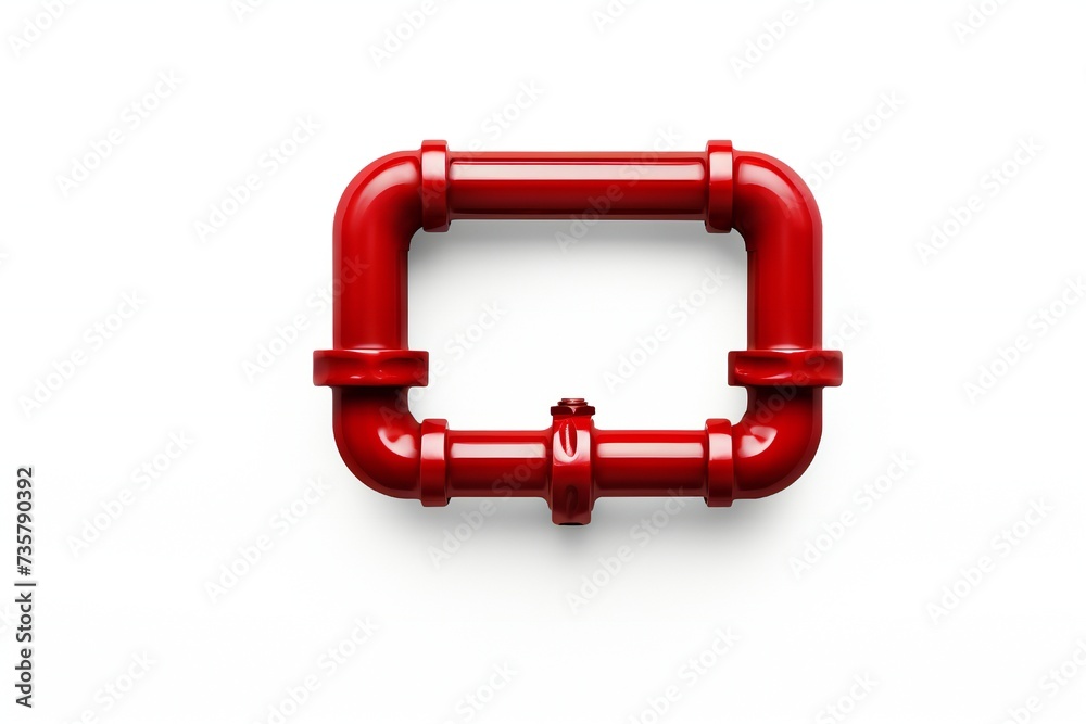 Plumbing industry banner design element isolated on white background Generative Ai Plumbing industry banner design element isolated on white background Generative Ai